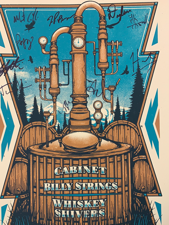Billy Strings - 2017 Half Hazard poster Denver, Boulder, CO 54/80