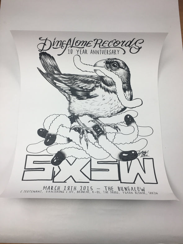 SXSW - 2015 Munk One Poster Austin, TX The Bungalow