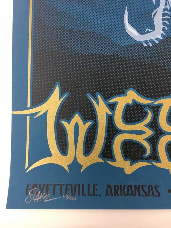 Ween - 2008 Todd Slater Poster Fayetteville, AR Arkansas Music Pavilion