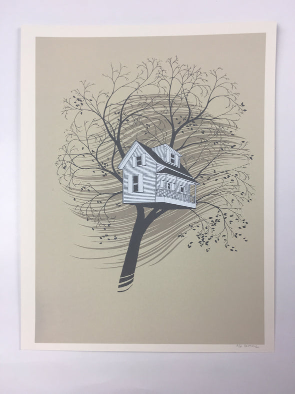 Tree House (Chicago series) - 2013 Justin Santora Poster Art Print