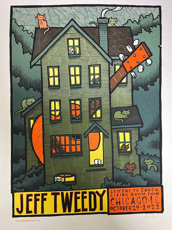 Jeff Tweedy - 2022 Jay Ryan poster Chicago, IL