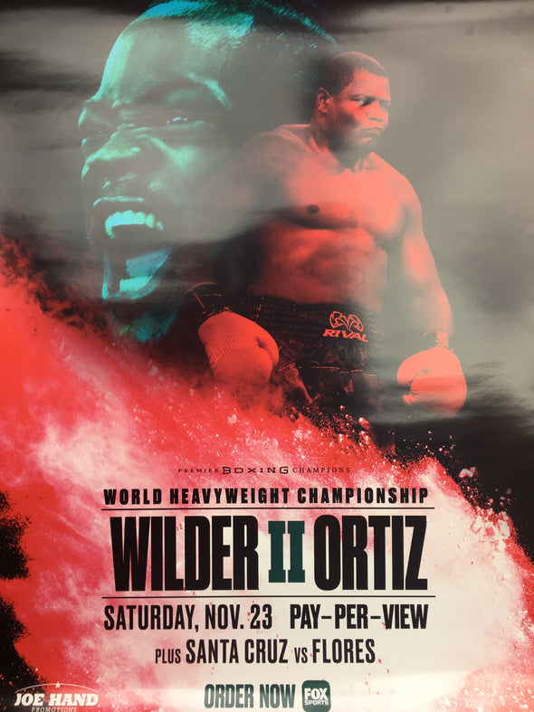 Boxing - 2019 Poster Wilder vs Ortiz 2