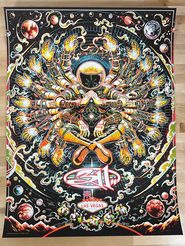 311 - 2022 Miles Tsang poster Las Vegas, NV S/N