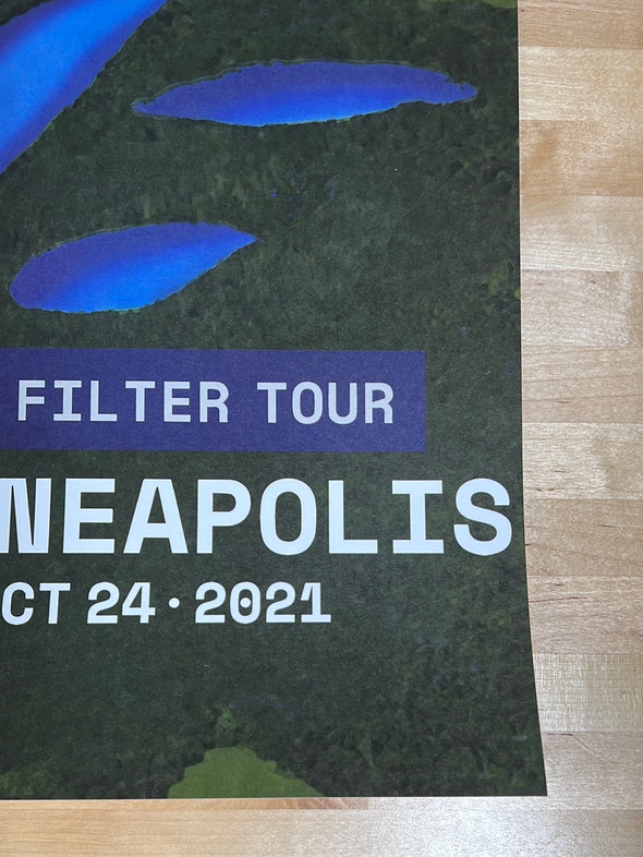 Rolling Stones - 2021 poster Minneapolis, MN No Filter Tour
