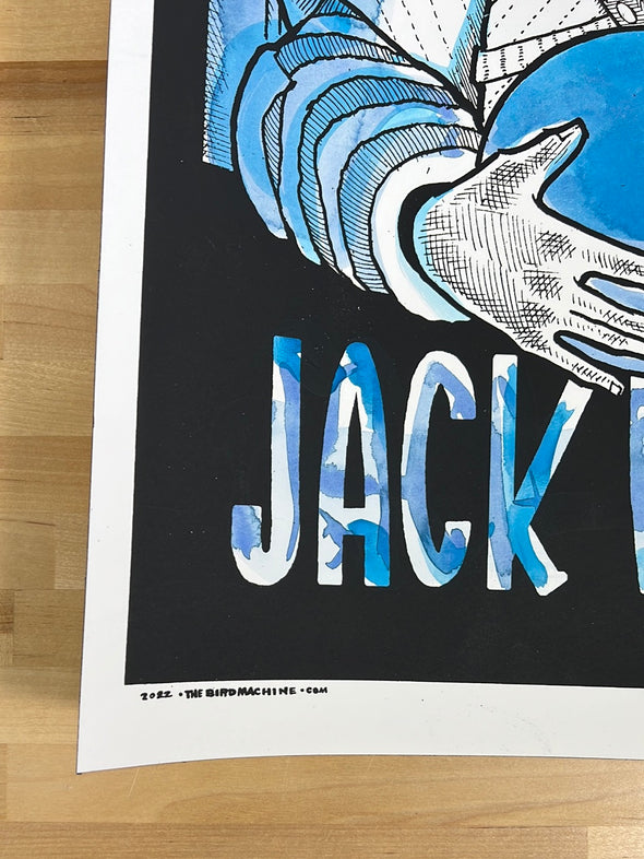 Jack White - 2022 Jay Ryan poster Cincinnati, OH watercolor