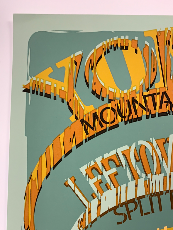 Yonder Mountain String Band - 2010 poster Red Rocks Morrison, CO