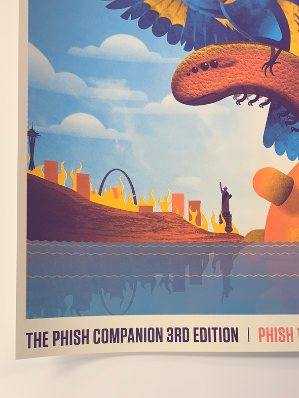Phish - 2015 DKNG poster Companion art print 3rd edition