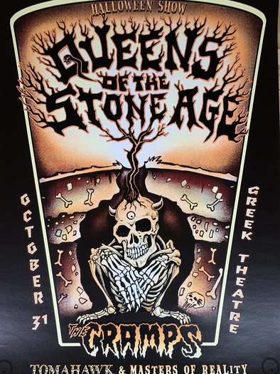 Queens of the Stone Age - 2003 Emek poster Los Angeles, CA