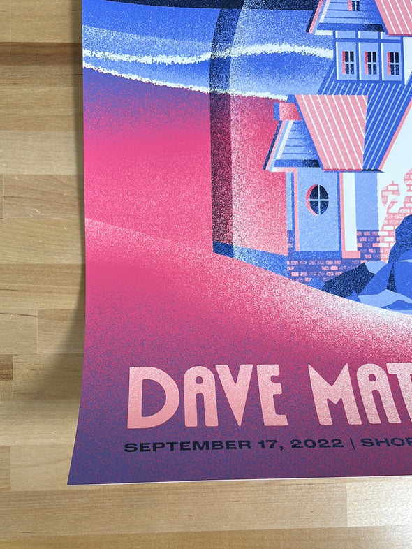 Dave Matthews Band - 2022 Shawn Ryan poster Mountain View, CA