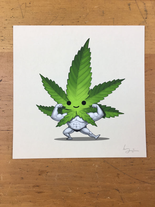 Buddy - 2017 Mike Mitchell Art Print Weed Limited Edition
