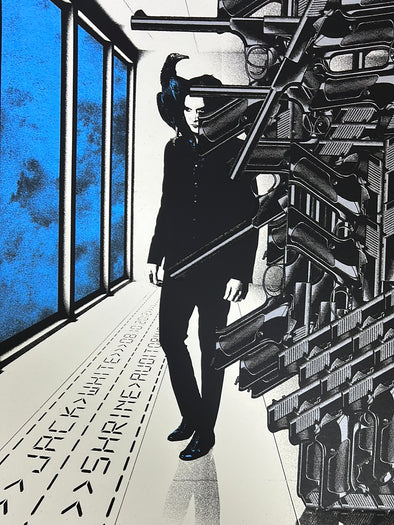 Jack White - 2012 Rob Jones poster Los Angeles, CA