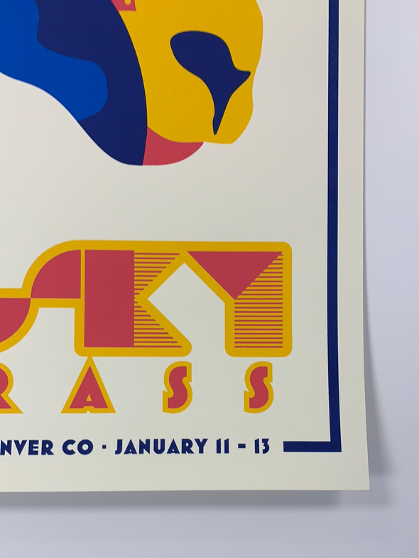 Greensky Bluegrass - 2018 Dan Stiles poster Denver, CO Ogden Theatre