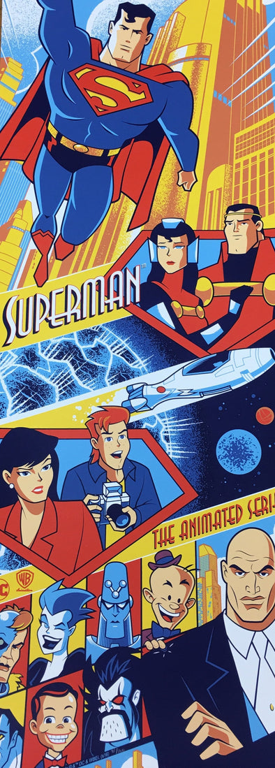 Superman: The Animated Series - 2017 Scott Derby Poster Art Print