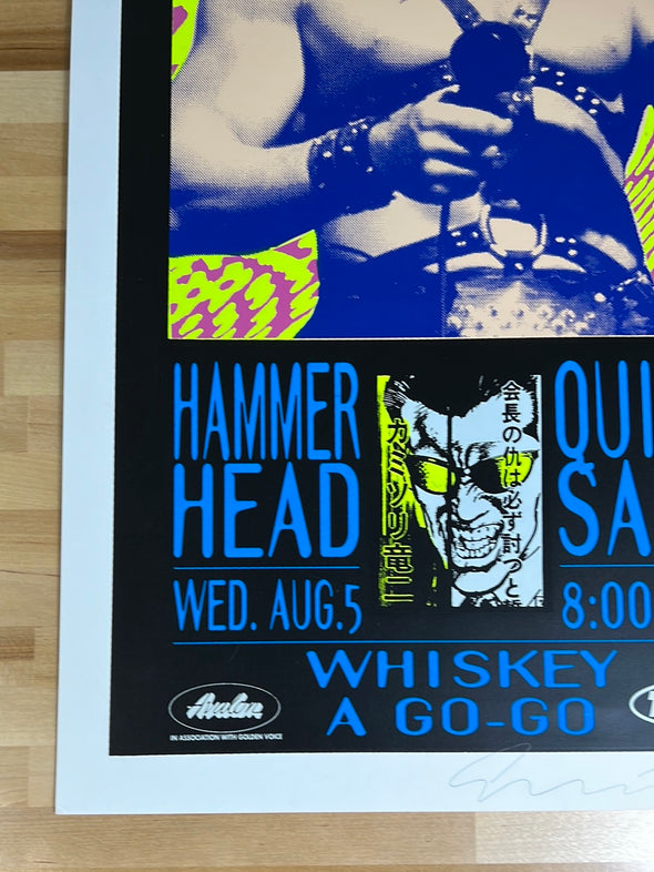 Helmet - 1992 T.A.Z. poster Los Angeles, CA Whisky a Go-Go 1st ed