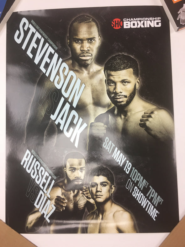 Boxing - 2018 Stevenson vs Jack, Russel vs Diaz Poster