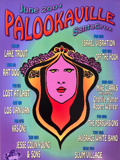 MHP 123 June - 2001 poster Palookaville Santa Cruz, CA 1st
