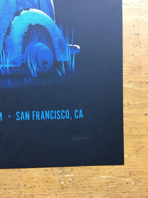Jack White - 2018 DKNG poster San Francisco, CA Bill Graham Civic Night 1