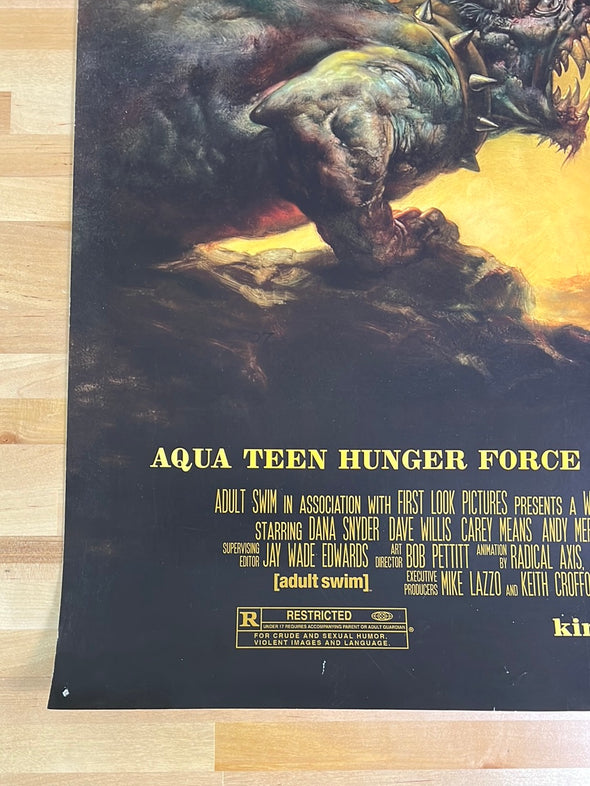 Aqua Teen Hunger Force - 2007 video promo movie poster original vintage 27x40