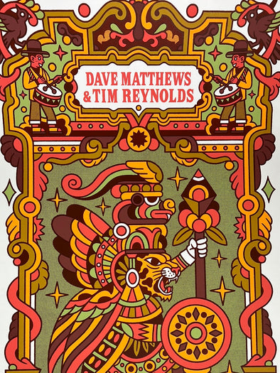 Dave Matthews Band - 2022 Bene Rohlmann poster Cancun N1