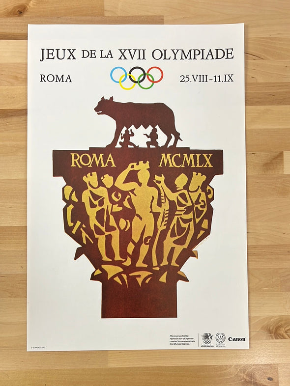 Canon Olympic Commemorative Series 1984  - poster 1960 Rome