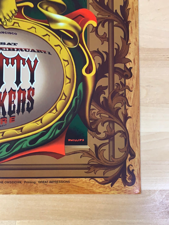 Tom Petty - 1997 Jim Phillips poster Fillmore San Fran 1st BGF 254