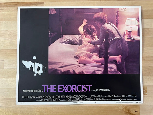 The Exorcist - 1974 original lobby card poster movie cinema 7