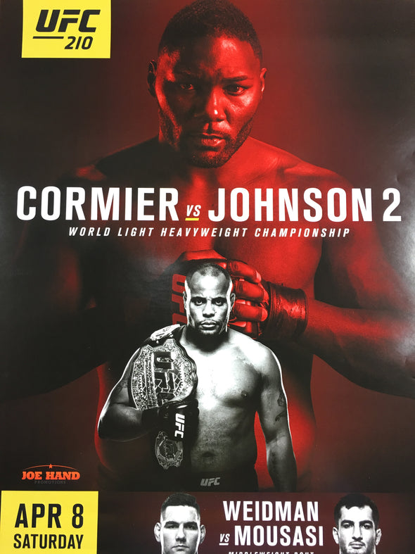 UFC 210 Cormier vs Johnson 2 Poster