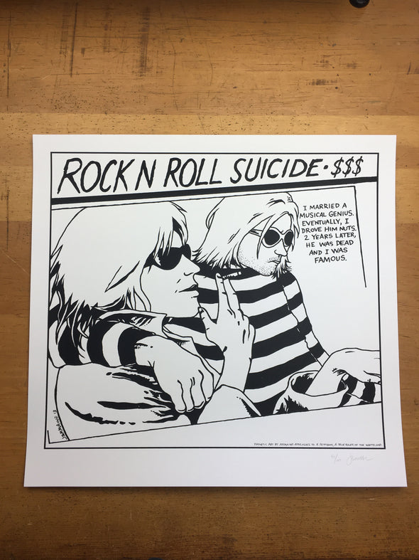 Rock-N-Roll Suicide - 2013 Jermaine Rogers Art Print