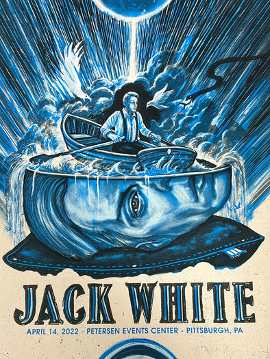 Jack White - 2022 Zeb Love poster Pittsburgh, PA