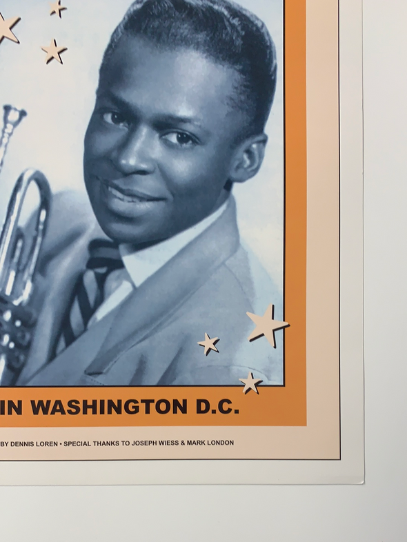 Miles Davis - 1960 Dennis Loren repro poster Washington DC