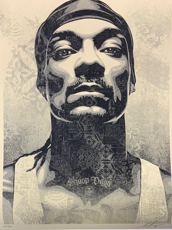 Snoop D-O Double G (Dogg) - 2020 Shepard Fairey poster Obey art print