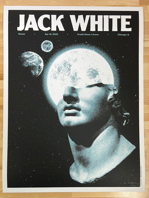 Jack White - 2022 The Silent Giants poster Chicago, IL S/N