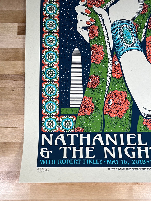 Nathaniel Rateliff & the Night Sweats - 2018 poster Washington, DC