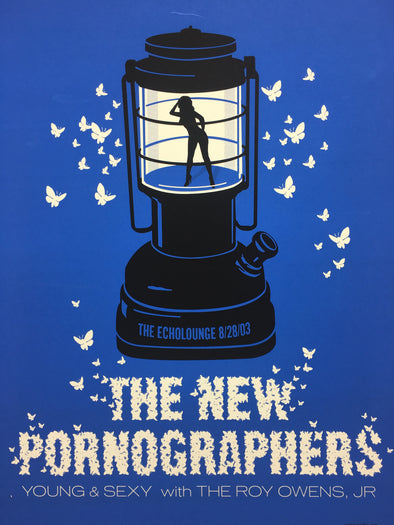 The New Pornographers - 2003 Methane Studios poster Atlanta, GA Echo Lounge - Da