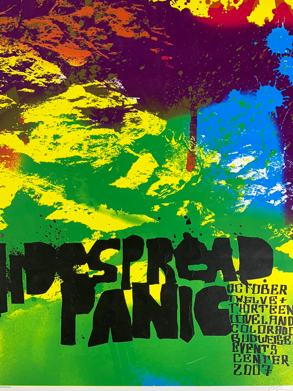 Widespread Panic - 2007 Chris Bilheimer poster Loveland, CO