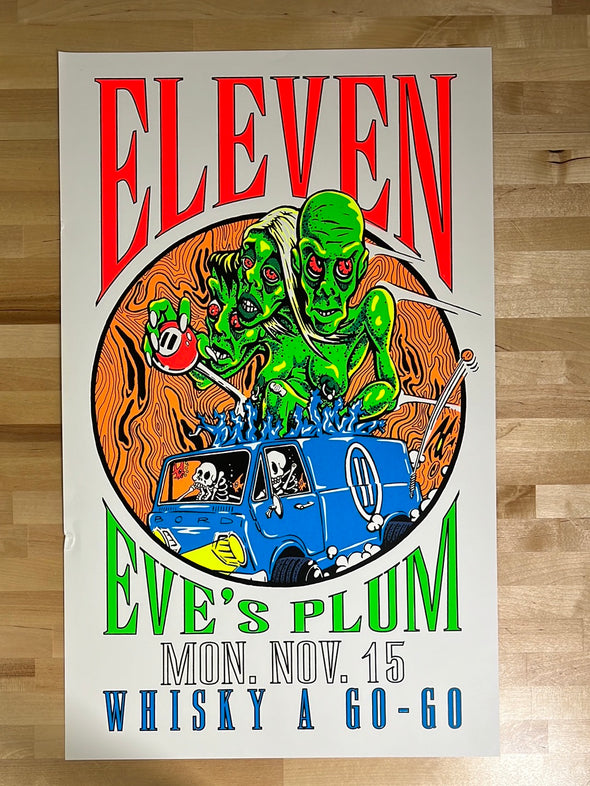 Eleven - 1993 Pablo poster Eve's Los Angeles, CA Whisky a Go-Go