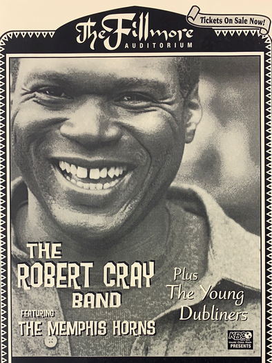 Robert Cray - 1999 poster The Fillmore Denver, CO