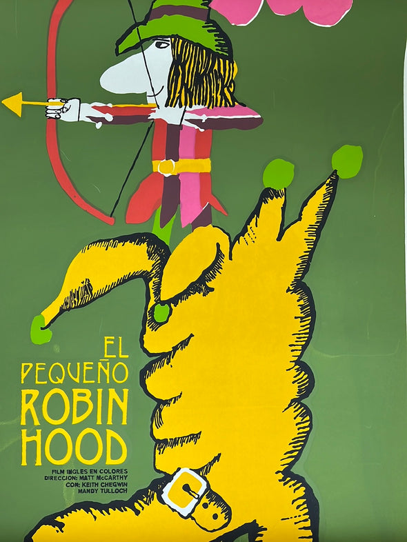 El Pequeno Robin Hood - 1975 Cuban movie poster original vintage