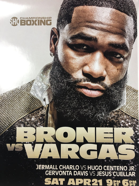 Championship Boxing - 2018 Broner vs Vargas Poster