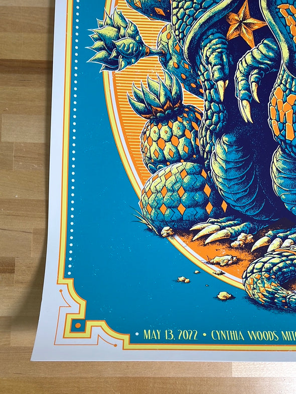 Dave Matthews Band - 2022 BioWorkZ poster Woodlands, TX