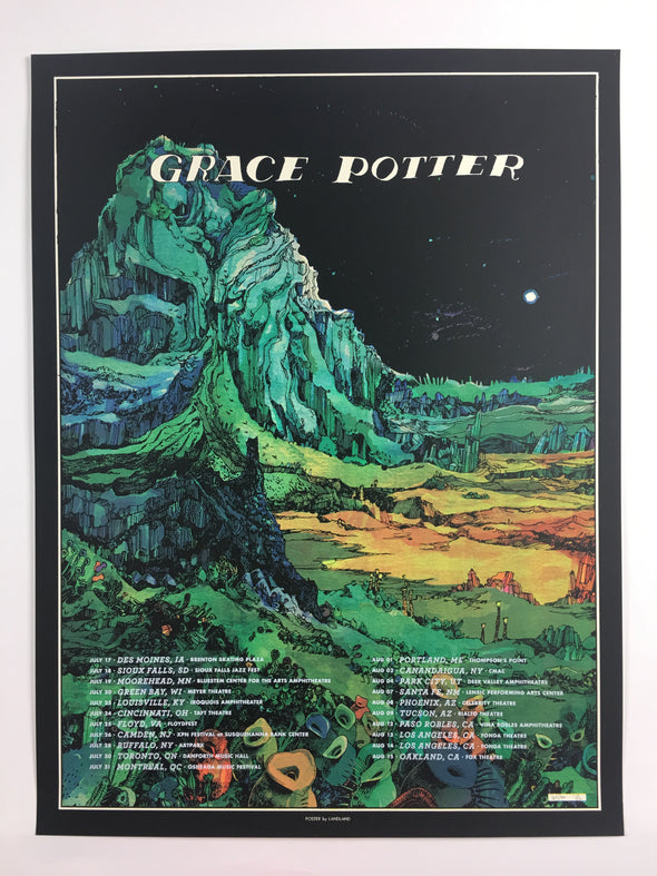 Grace Potter - 2015 Landland Poster Summer Tour