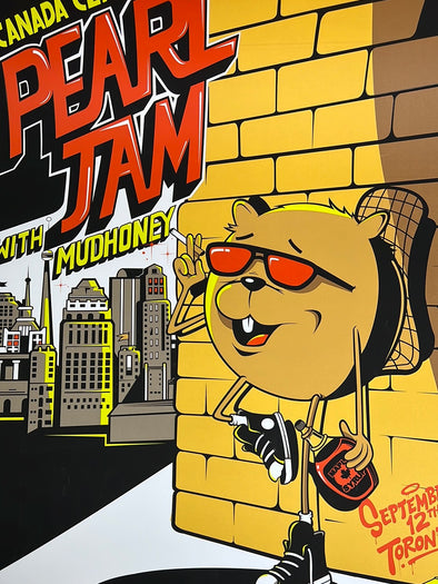 Pearl Jam - 2011 Dabs Myla poster Toronto, ON CAN