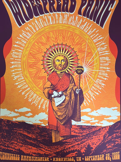 Widespread Panic - 1995 Status Serigraph poster Knoxville, TN