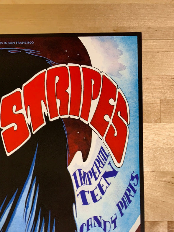 The White Stripes - 2001 J. Shea poster Fillmore Auditorium San Fran 1st