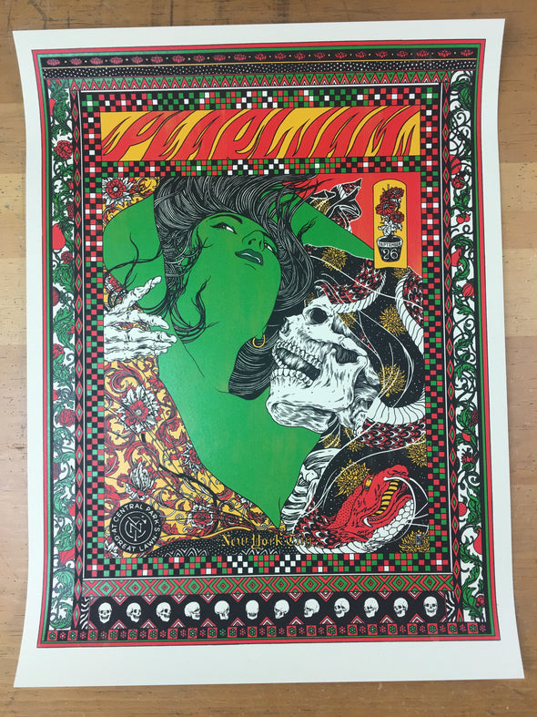 Pearl Jam - 2015 Brokenfingaz Poster New York, NY Central Park Great Lawn