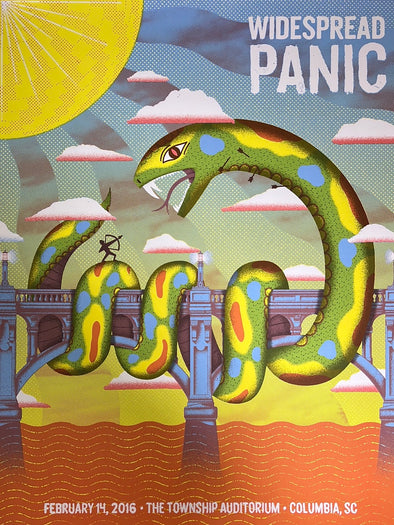 Widespread Panic - 2016 The Half and Half poster Columbia, MO N2