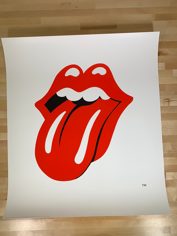 Rolling Stones - 1995 official poster Vintage Tongue Logo TM