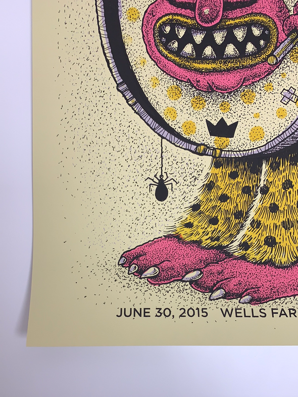 Dave Matthews Band - 2015 Methane poster Des Moines, IA Wells Fargo