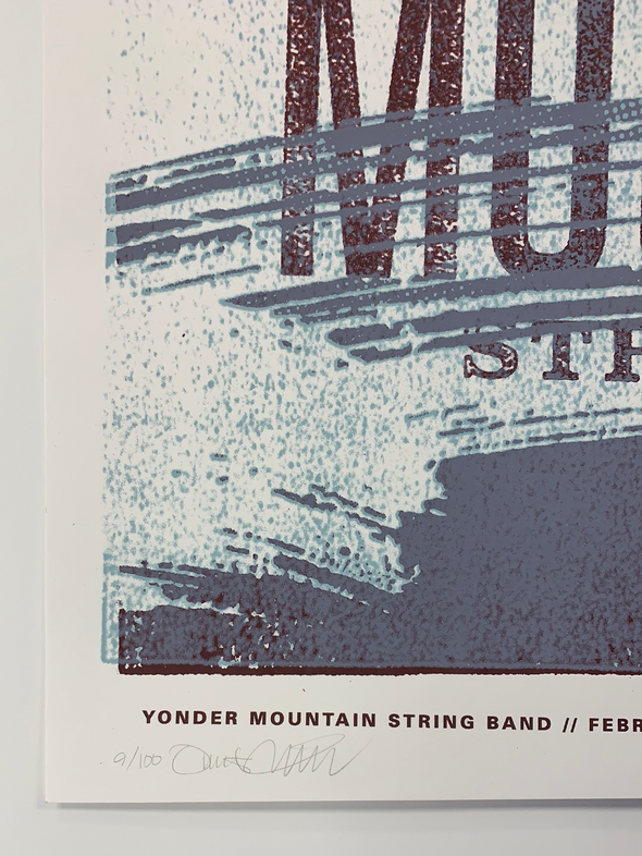 Yonder Mountain String Band - 2007 FarmBarn Art poster Columbus, OH