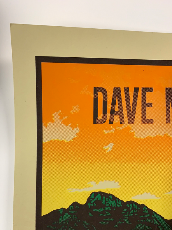 Dave Matthews Band - 2013 Methane poster Cape Town, SA (condition)